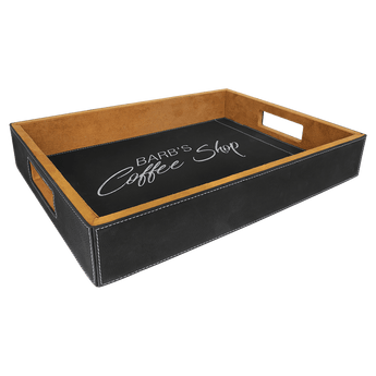 Leatherette Serving Tray 16x12